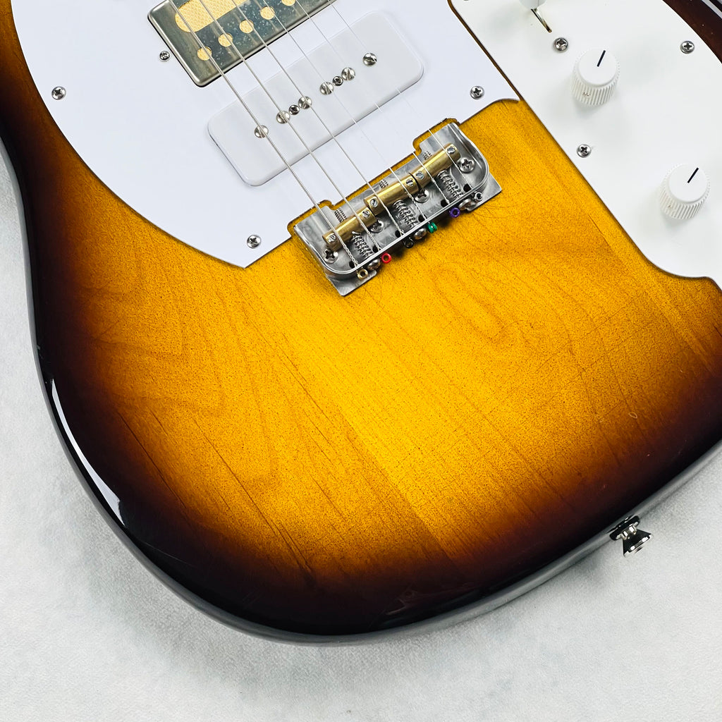 Hahn Model 112 Aged Electric Guitar 2018 - Sunburst - 4
