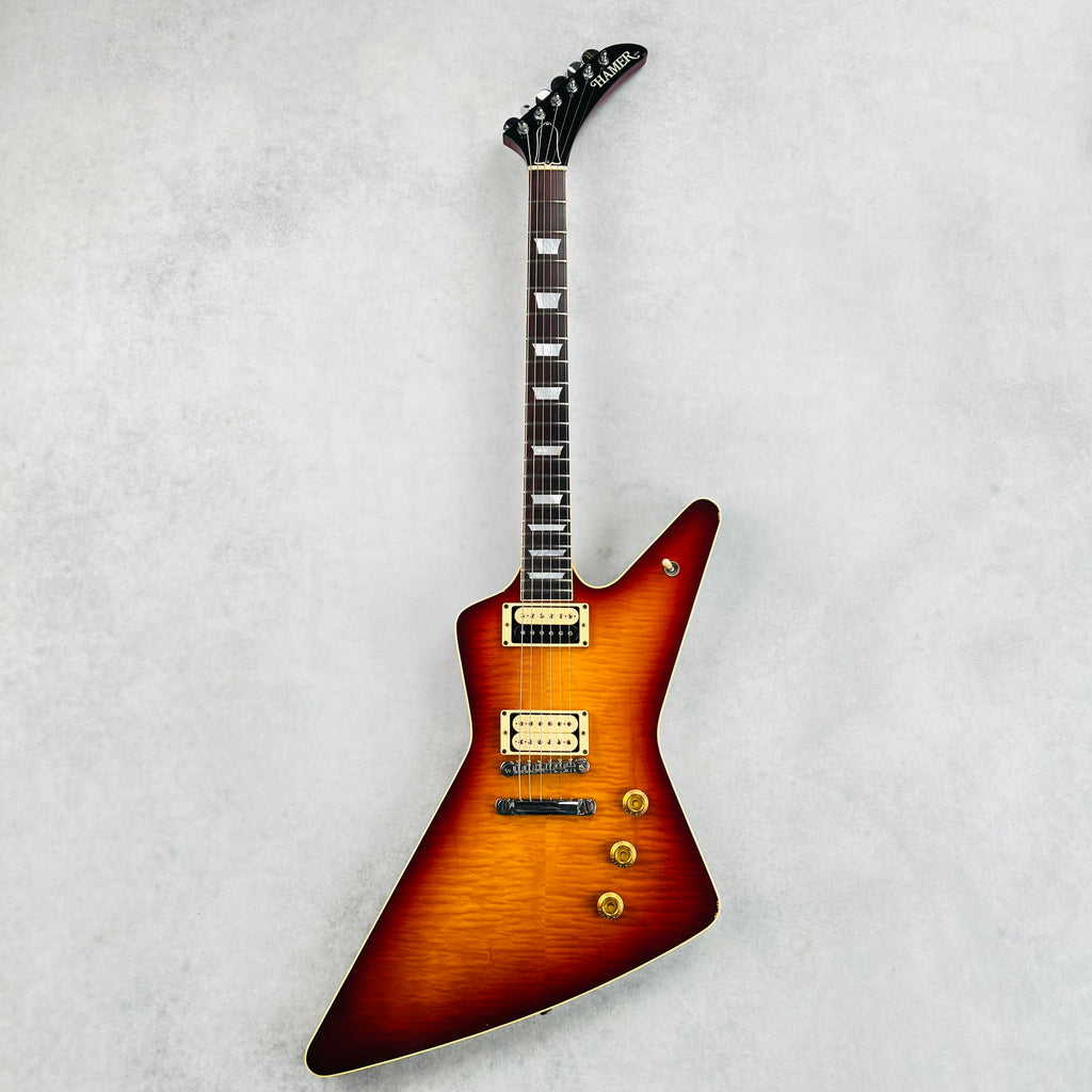 Hamer Standard 4-Digit Bound and Crowned 1979 Vintage Electric Guitar - Darkburst - 2