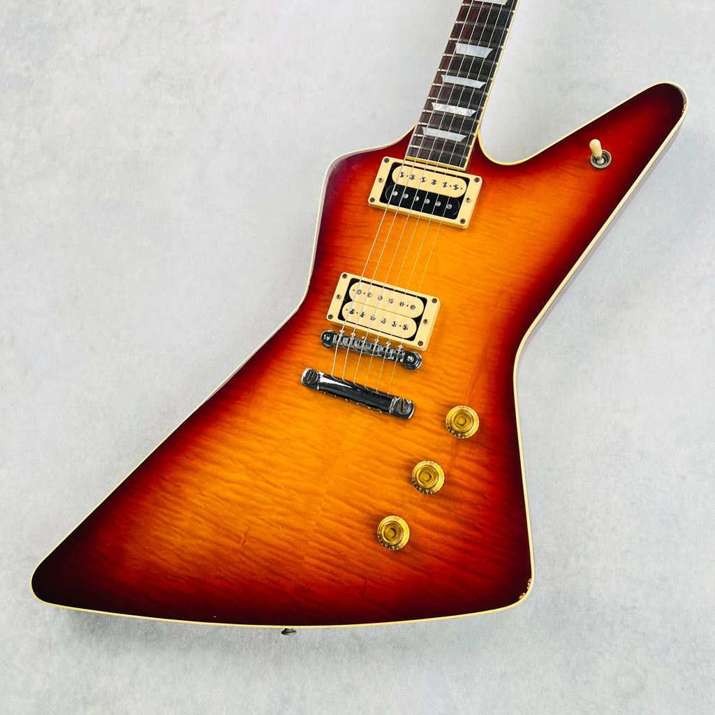 Hamer Standard 4-Digit Bound and Crowned 1979 Vintage Electric Guitar - Darkburst - 3