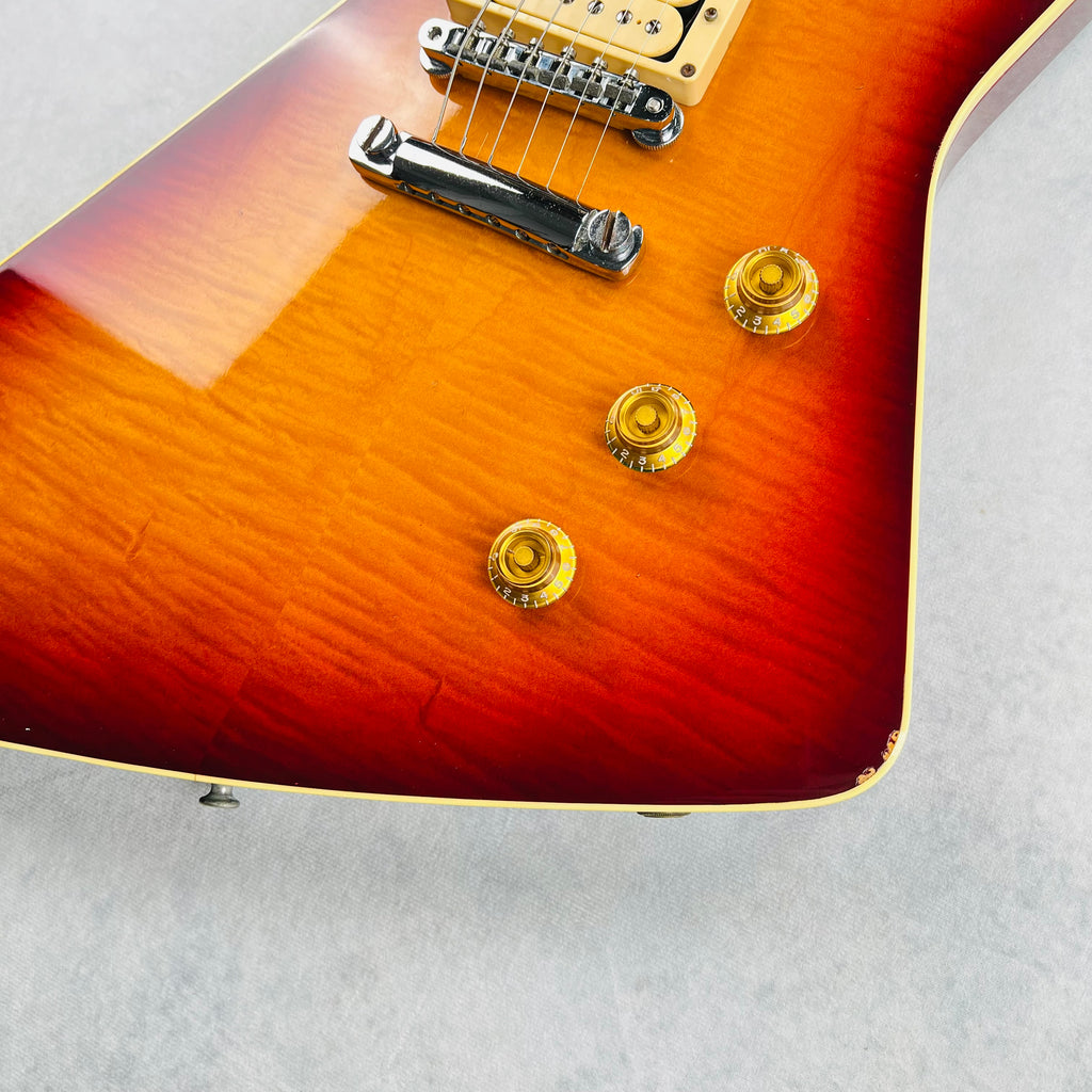 Hamer Standard 4-Digit Bound and Crowned 1979 Vintage Electric Guitar - Darkburst - 7