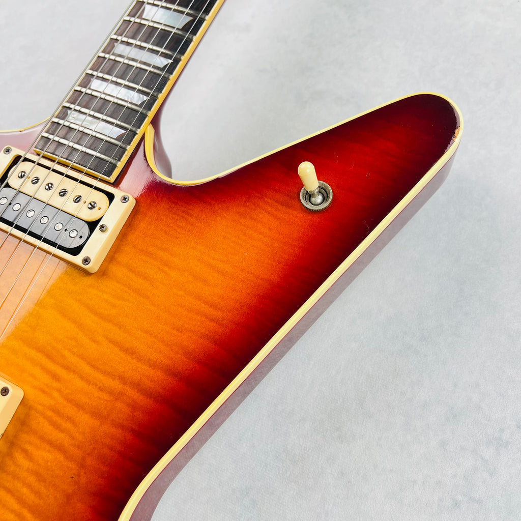 Hamer Standard 4-Digit Bound and Crowned 1979 Vintage Electric Guitar - Darkburst - 8