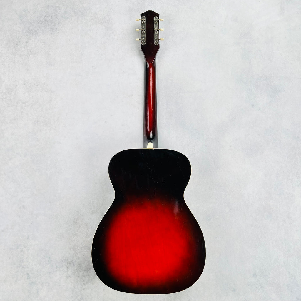 Harmony H8344 Flat Top Acoustic 1960s - Red Sunburst - 12