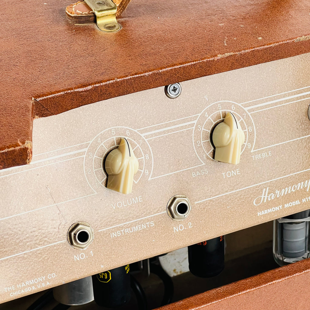 Harmony Model H194 1x8" Combo Amplifier 1950s - Brown - 10