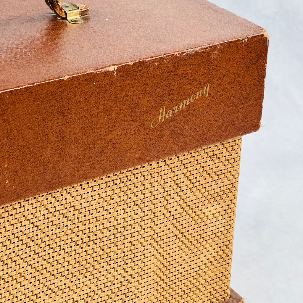 Harmony Model H194 1x8" Combo Amplifier 1950s - Brown - 3
