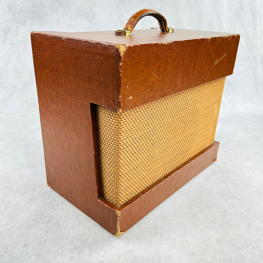 Harmony Model H194 1x8" Combo Amplifier 1950s - Brown - 7