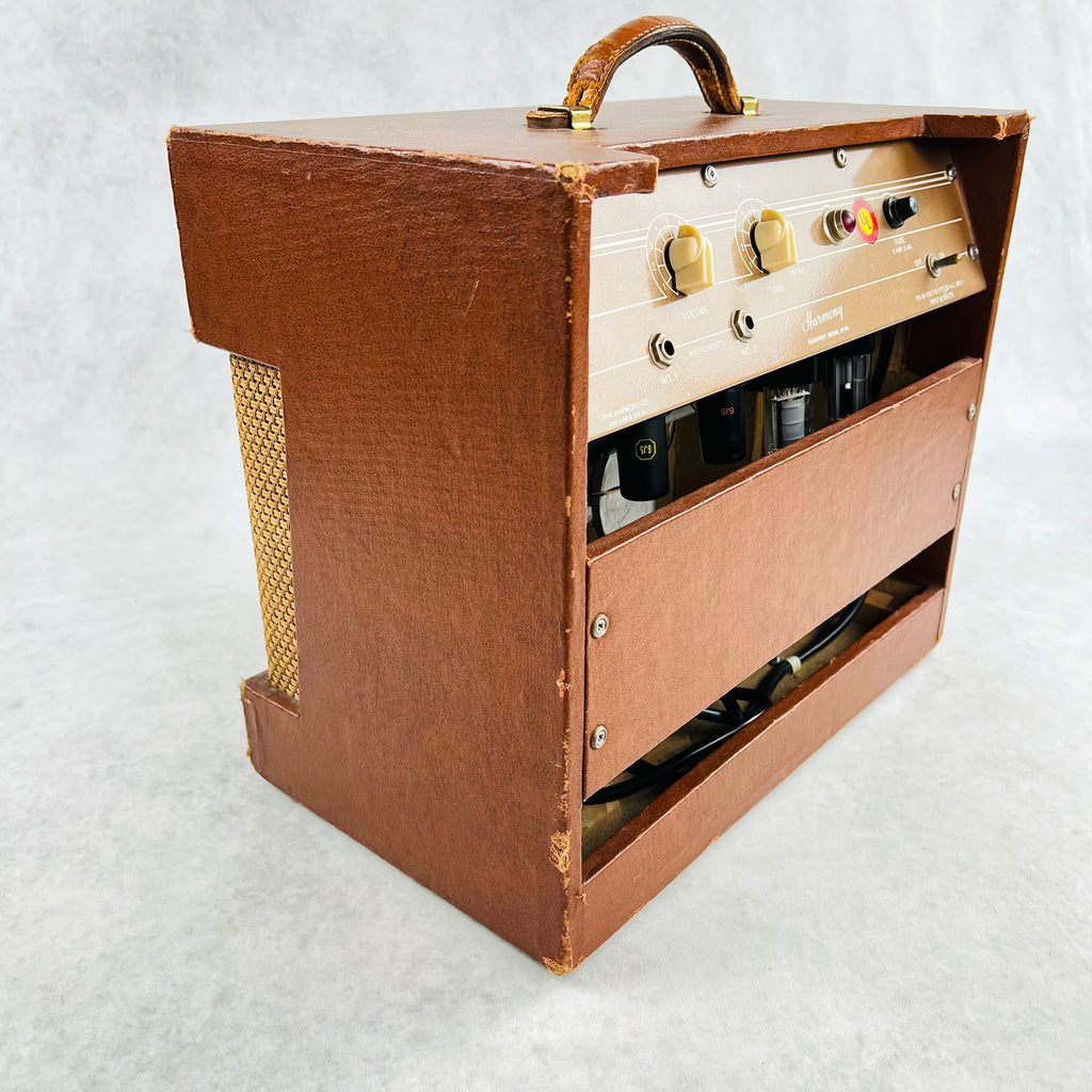 Harmony Model H194 1x8" Combo Amplifier 1950s - Brown - 8