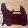 Left Handed Telecaster Pickguard - Tortoiseshell