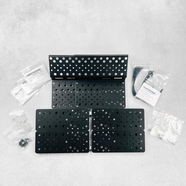 Holeyboard 123 Complete Pedalboard with Ultimate Case 2020s - Stealth Black - 1