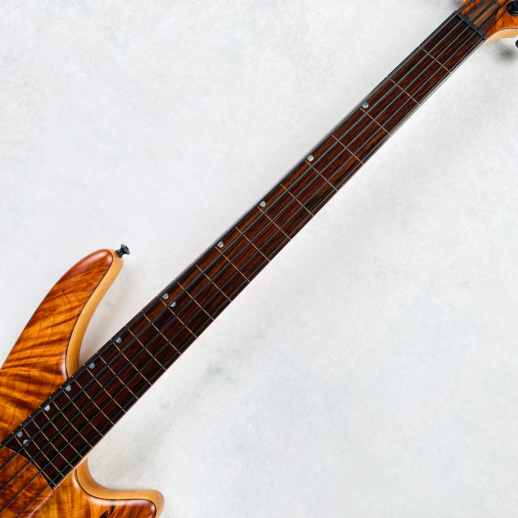Ibanez LA Custom Shop SDGR 5-String Fretless Bass - Natural - 9