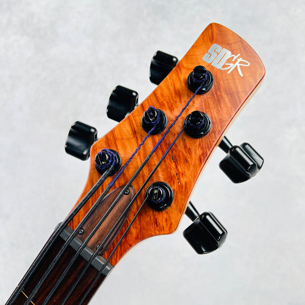 Ibanez LA Custom Shop SDGR 5-String Fretless Bass - Natural - 11