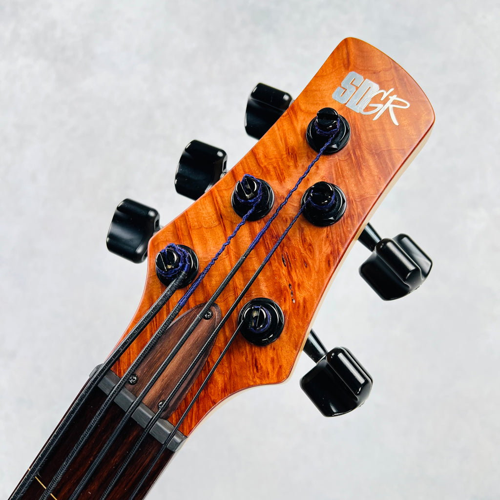 Ibanez LA Custom Shop SDGR 5-String Fretless Bass - Natural - 11