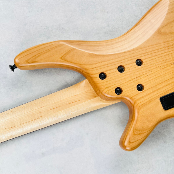 Ibanez LA Custom Shop SDGR 5-String Fretless Bass - Natural - 15