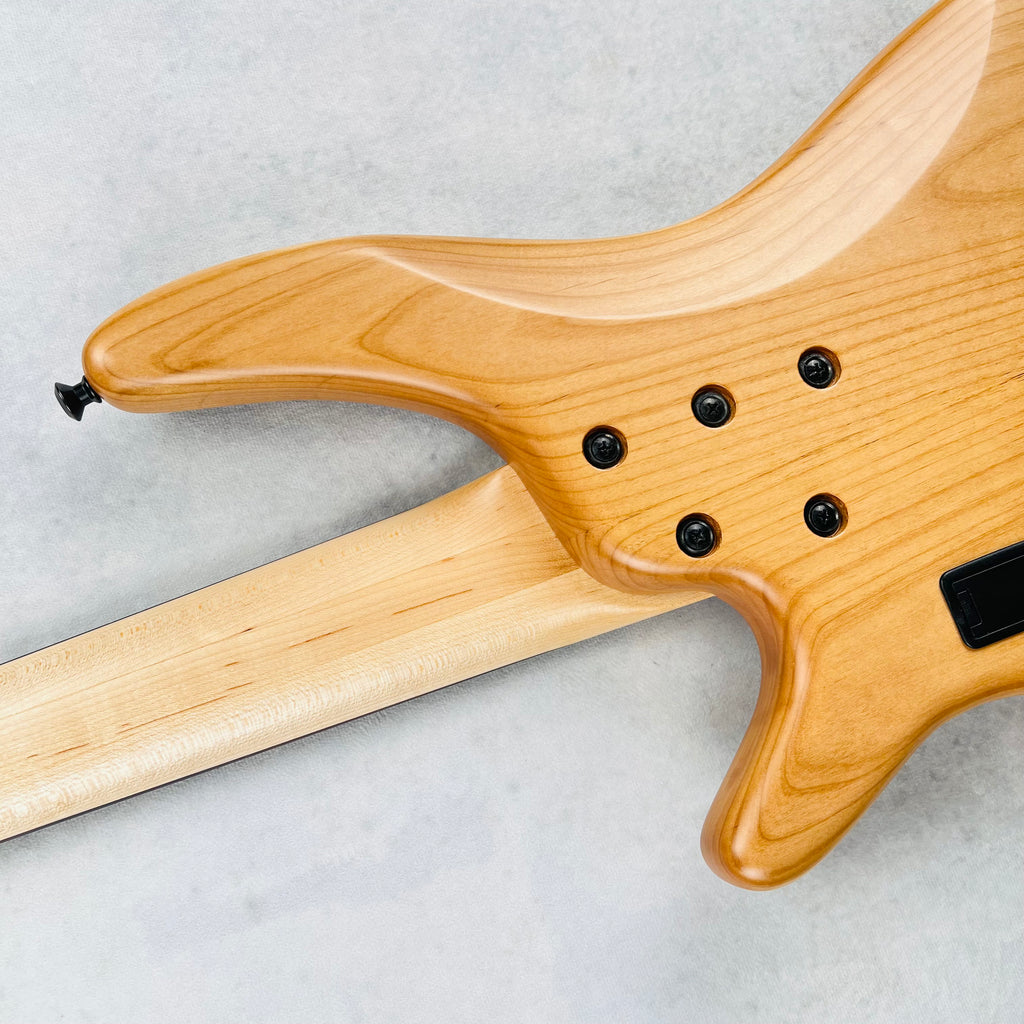 Ibanez LA Custom Shop SDGR 5-String Fretless Bass - Natural - 15