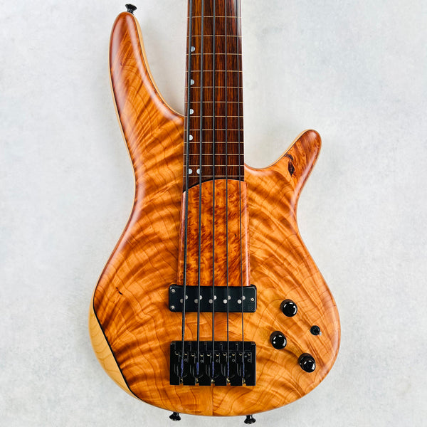 Ibanez LA Custom Shop SDGR 5-String Fretless Bass - Natural - 1