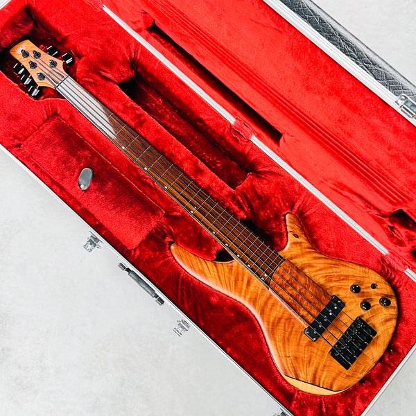 Ibanez LA Custom Shop SDGR 5-String Fretless Bass - Natural - 19