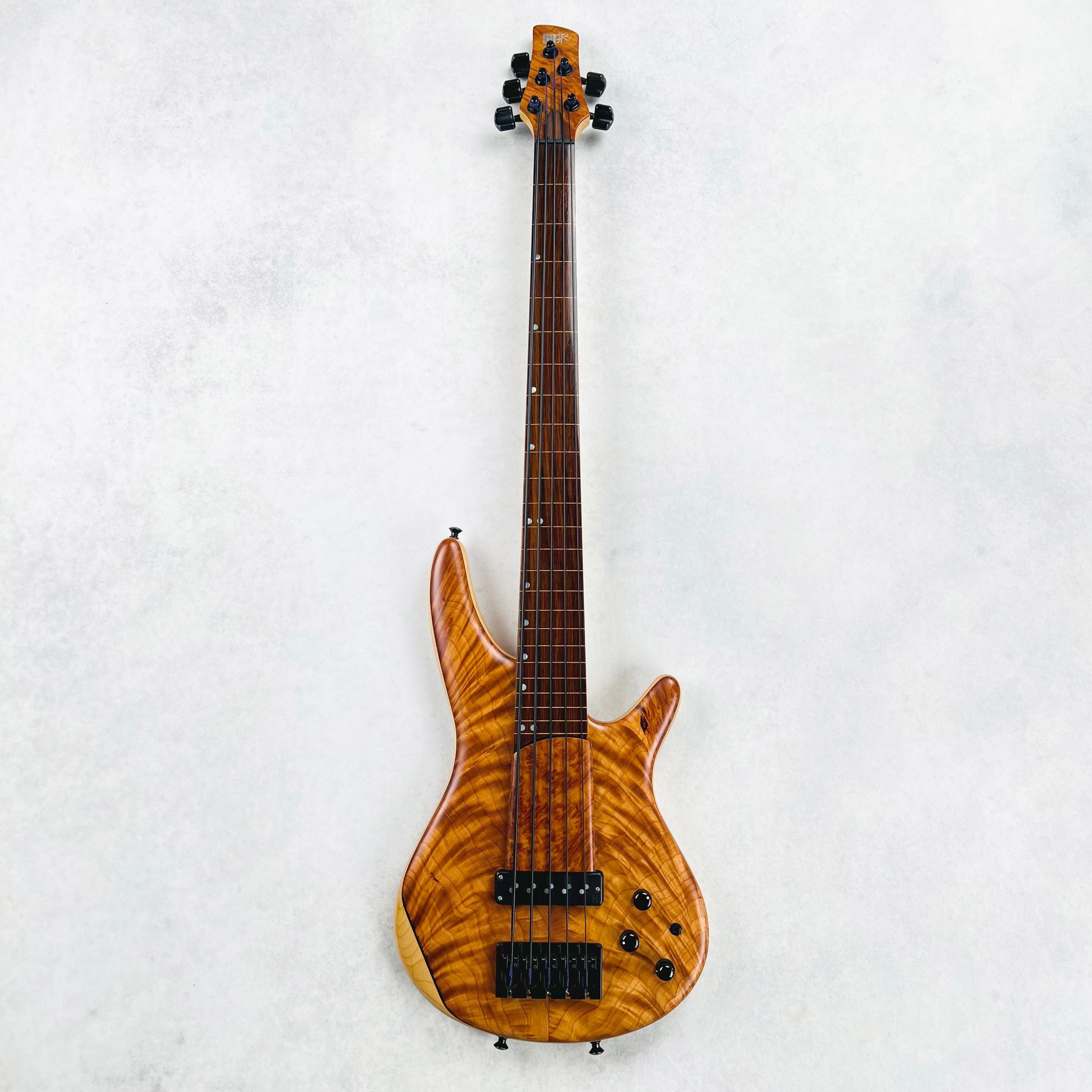 Ibanez LA Custom Shop SDGR 5-String Fretless Bass - Natural | Tone