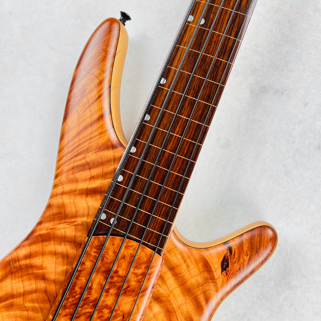 Ibanez LA Custom Shop SDGR 5-String Fretless Bass - Natural - 3