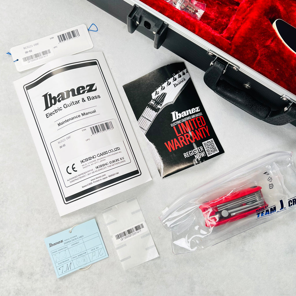 Ibanez RG5121-DBF 2024 - Dark Tide Blue Flat - 18