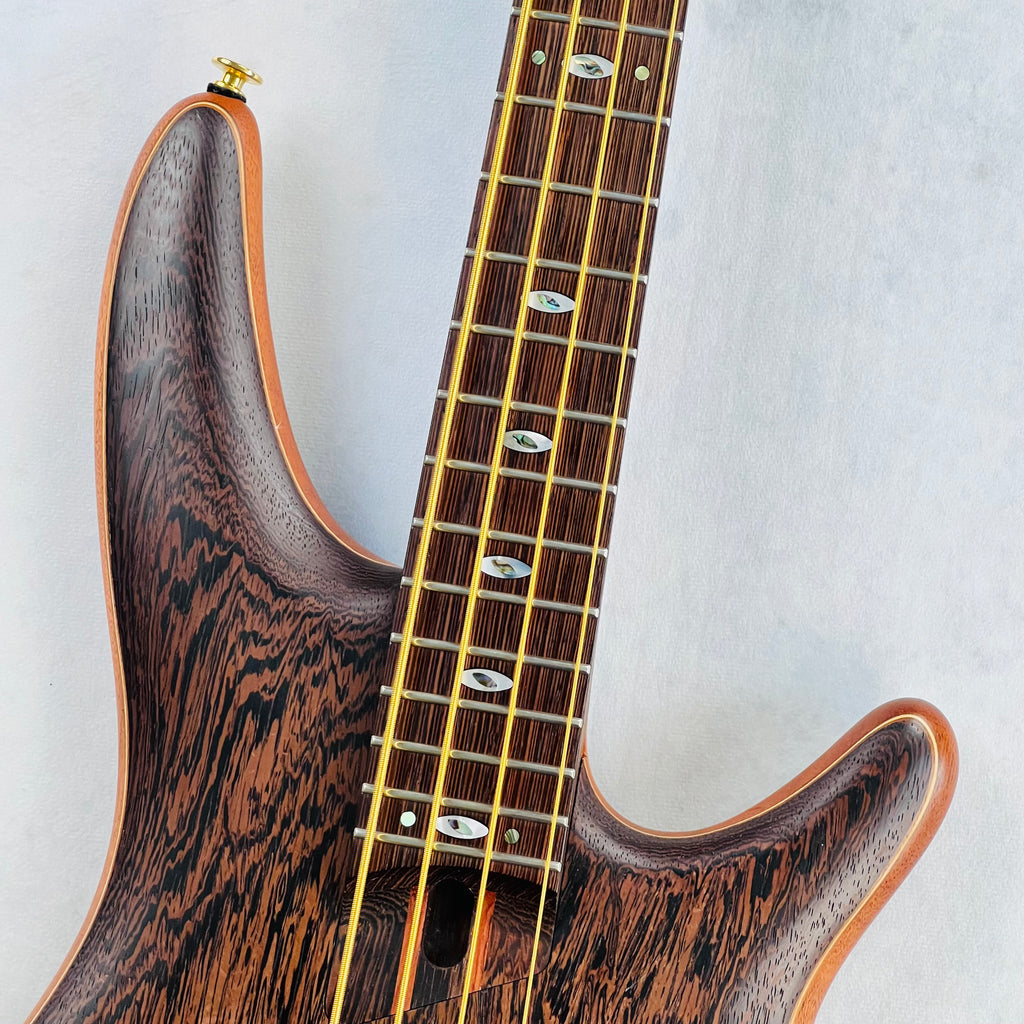 Ibanez Prestige SR5000-OL Wenge 4-String Bass 2017 - Natural Oil - 3