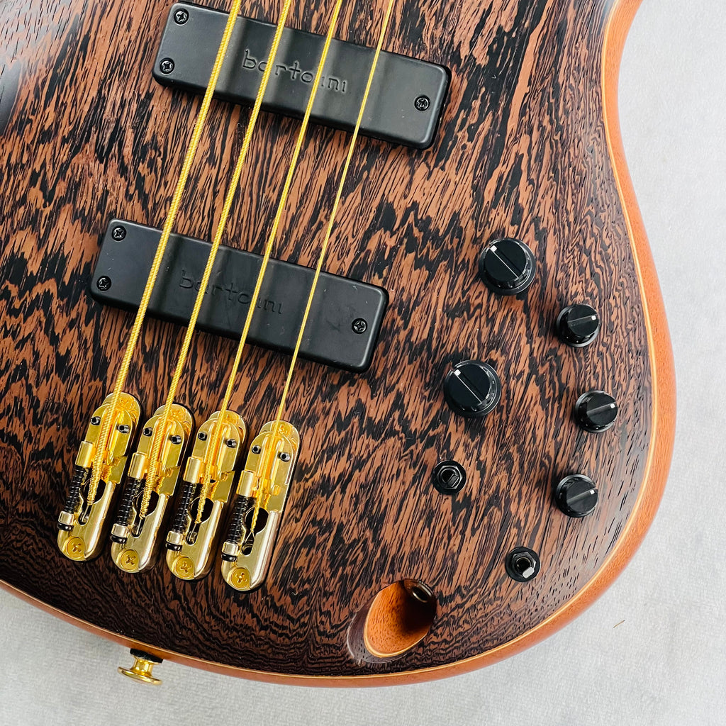 Ibanez Prestige SR5000-OL Wenge 4-String Bass 2017 - Natural Oil - 5
