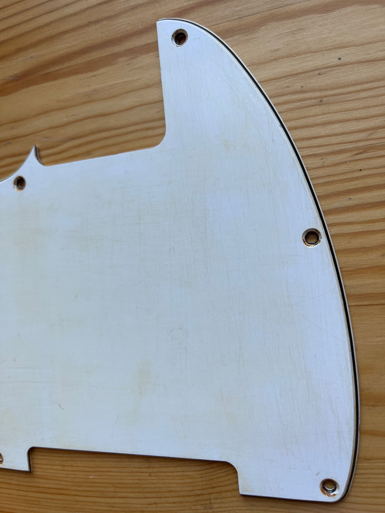 Unbranded Left Handed Esquire Pickguard Relic/Distressed White for Fender