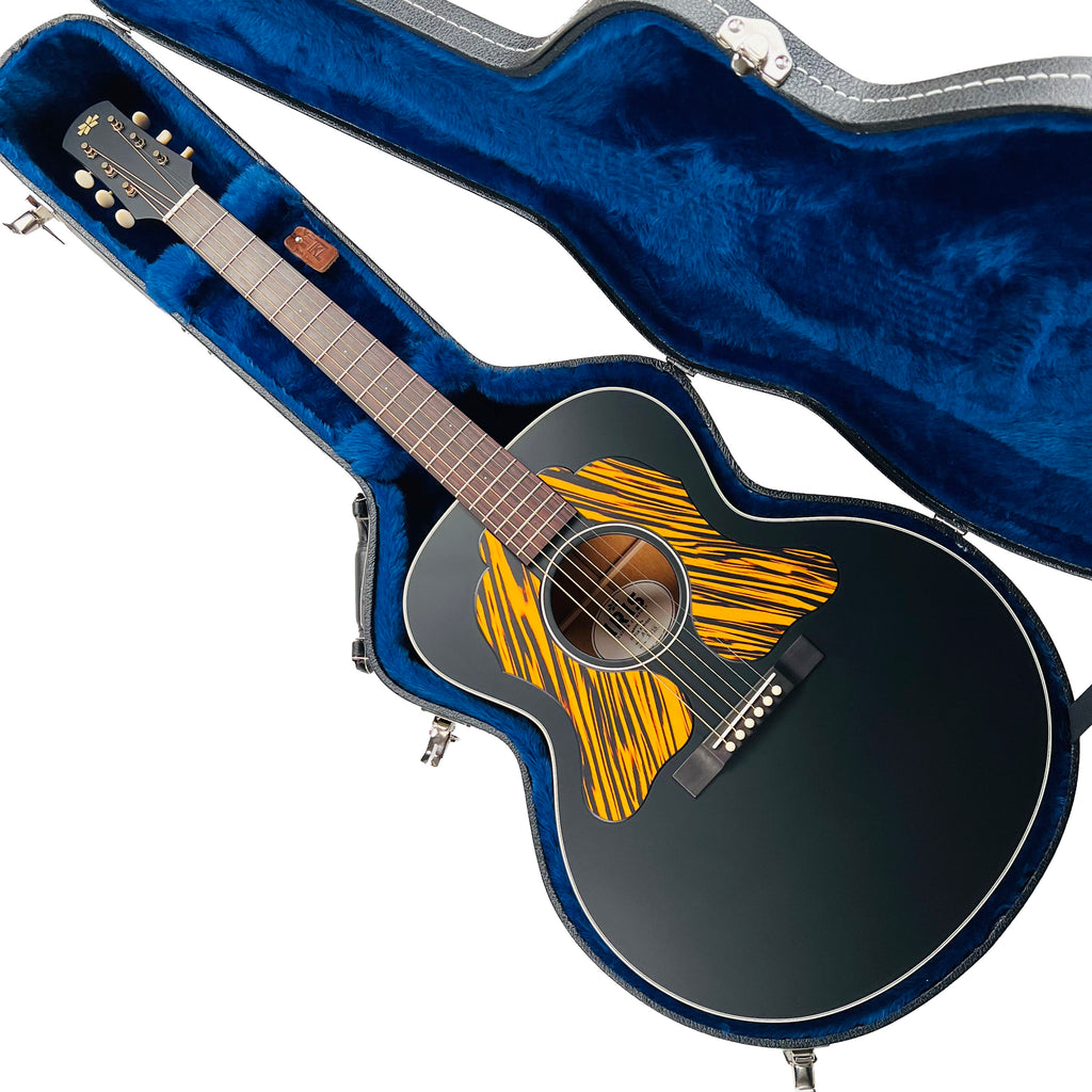 Iris AB Double Firestripe Pickguard Jumbo Acoustic 2026 - All Black - 18