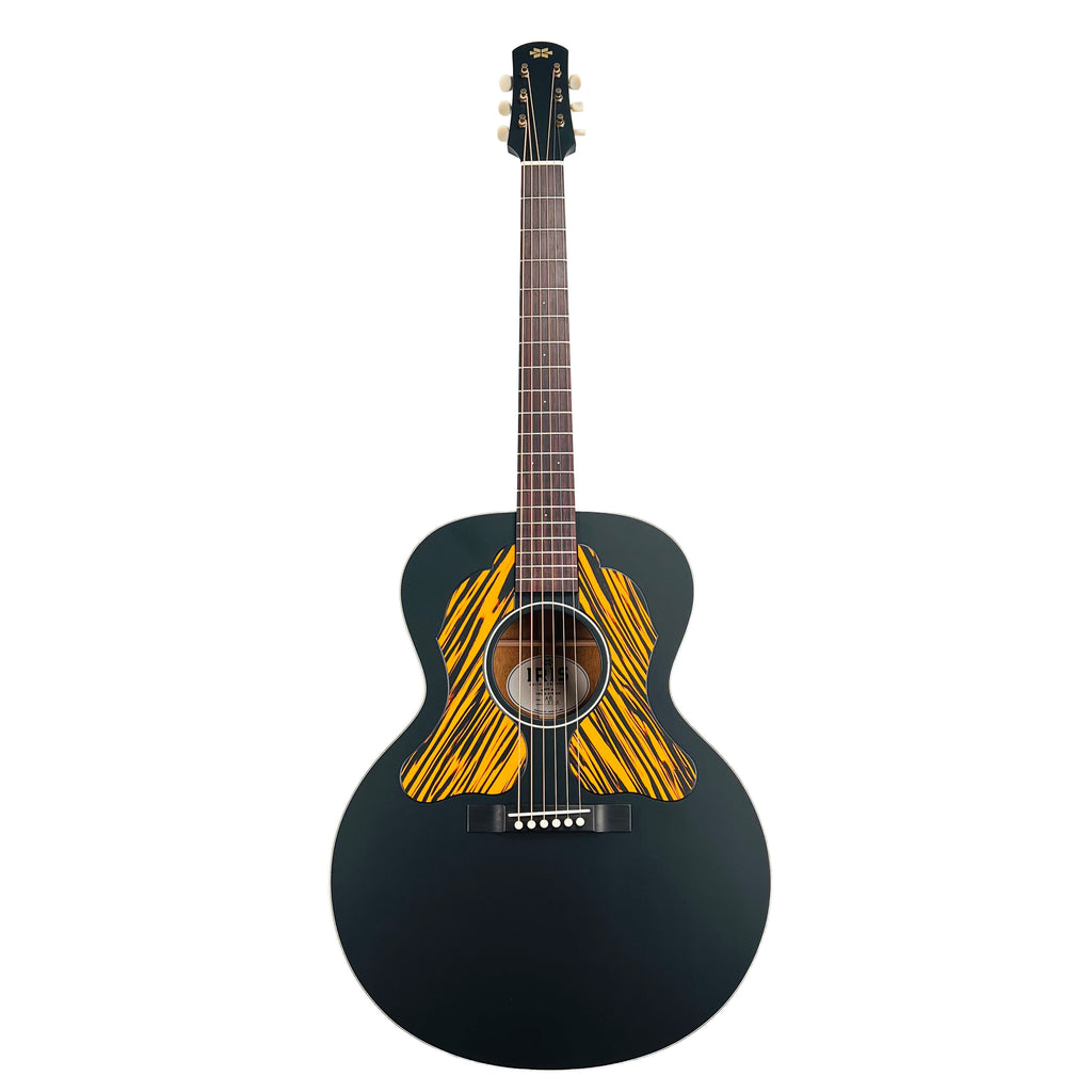 Iris AB Double Firestripe Pickguard Jumbo Acoustic 2026 - All Black - 2