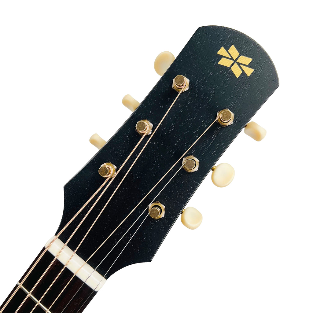 Iris AB Double Firestripe Pickguard Jumbo Acoustic 2026 - All Black - 8