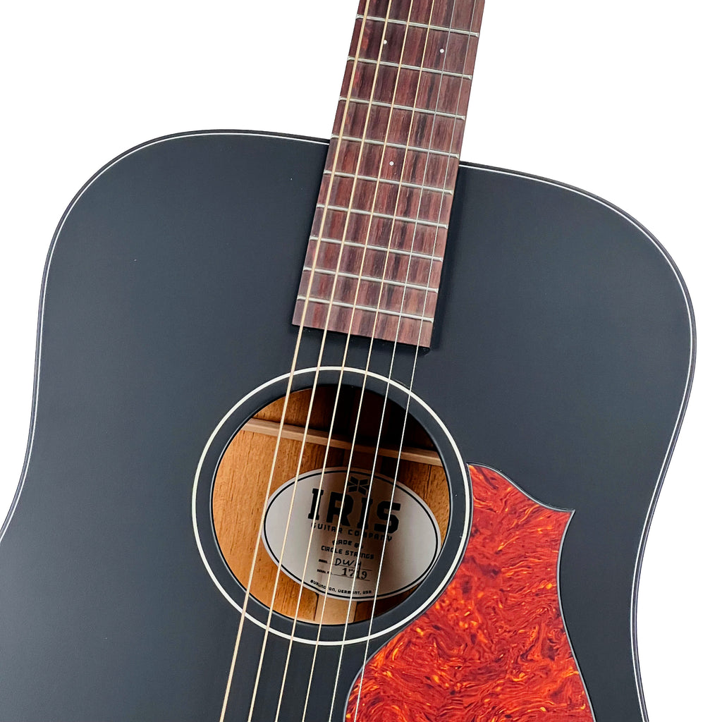 Iris D-WH Torrefied Sitka Spruce Dreadnought Acoustic 2026 - Black Top - 3