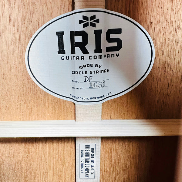 Iris DF NOS Sitka Top Dreadnought Acoustic Guitar - Dark Burst - 7