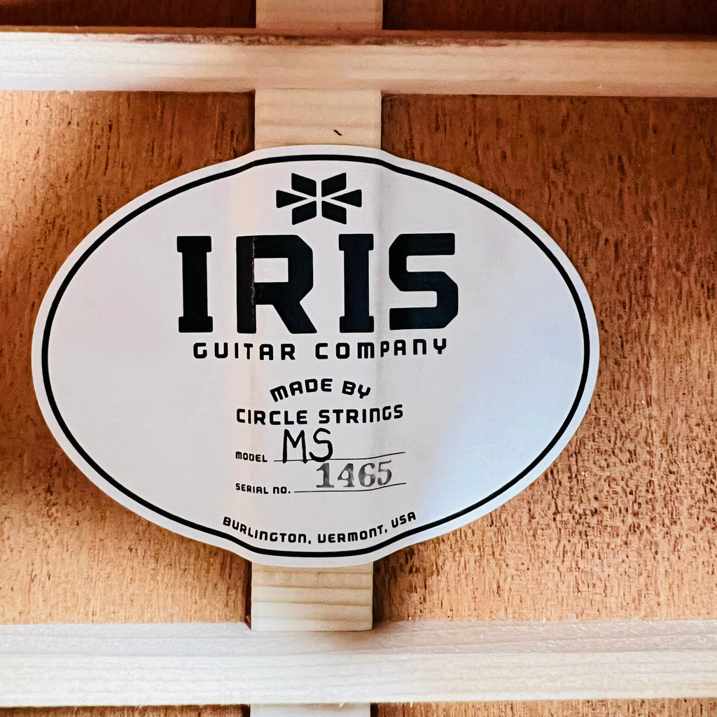 Iris MS-00 12-Fret Adirondack - Dark Burst - 17