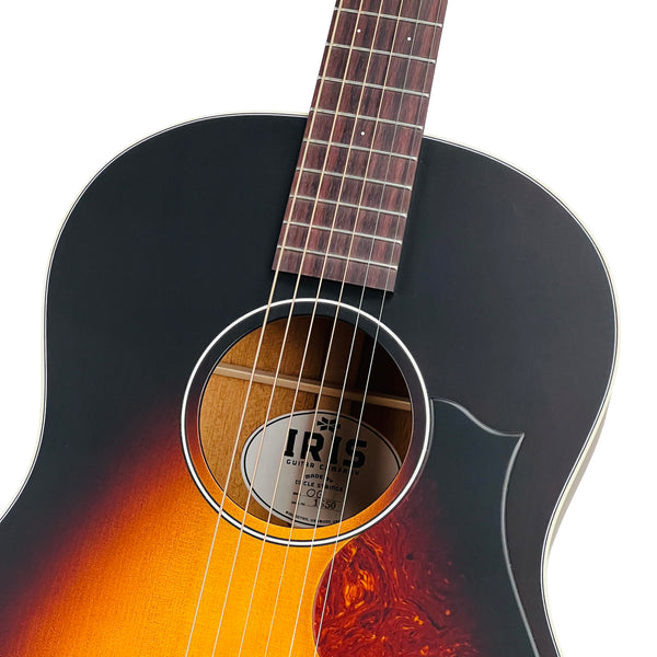 Iris OG Adirondack Top Acoustic Guitar - Tobacco Burst - 3