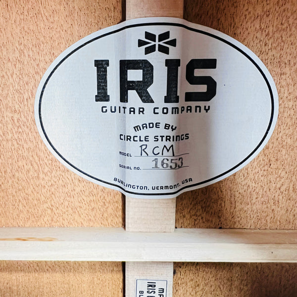Iris RCM-000 12-Fret Torrefied Sitka Top Acoustic Guitar - Natural - 7