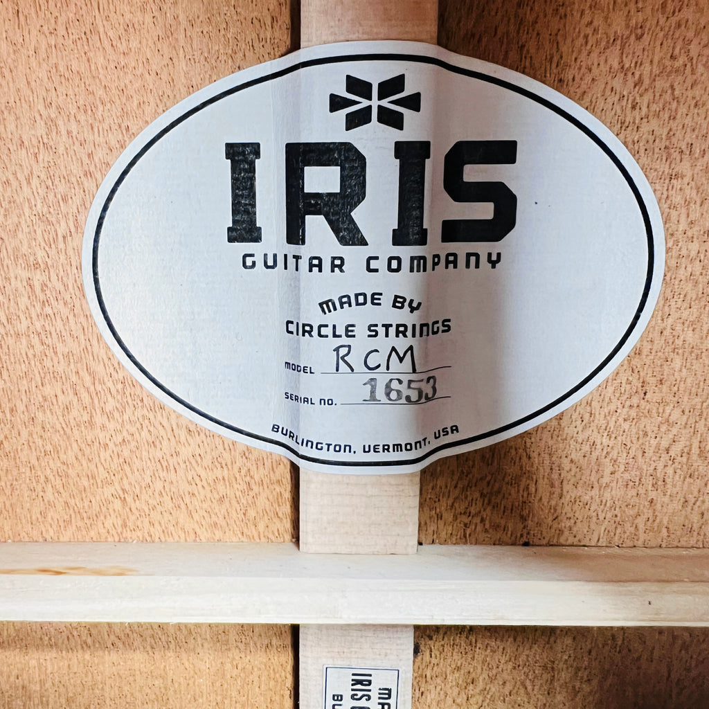 Iris RCM-000 12-Fret Torrefied Sitka Top Acoustic Guitar - Natural - 7