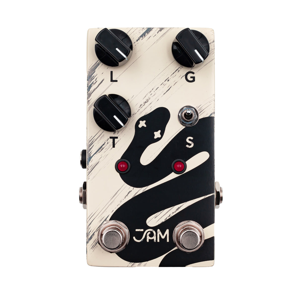 JAM Pedals Rattler mk2 Distortion - Dual Footswitch Mid Boost Handmade ...