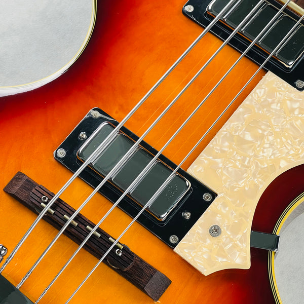 Jay Turser JTB-2B Violin Bass 2012 - Sunburst - 7