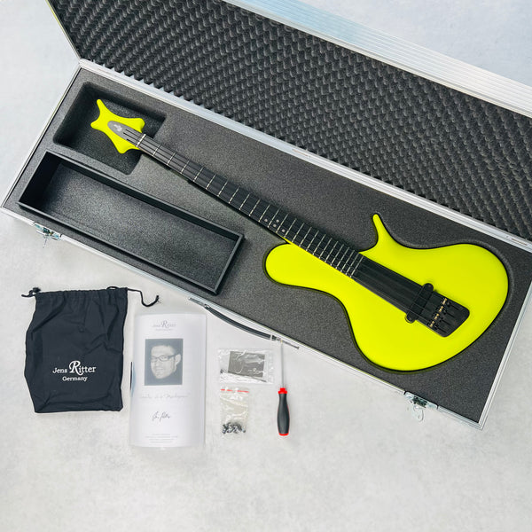 Jens Ritter R-8 Concept 4-String Bass 2020 - Screaming Yellow - 17