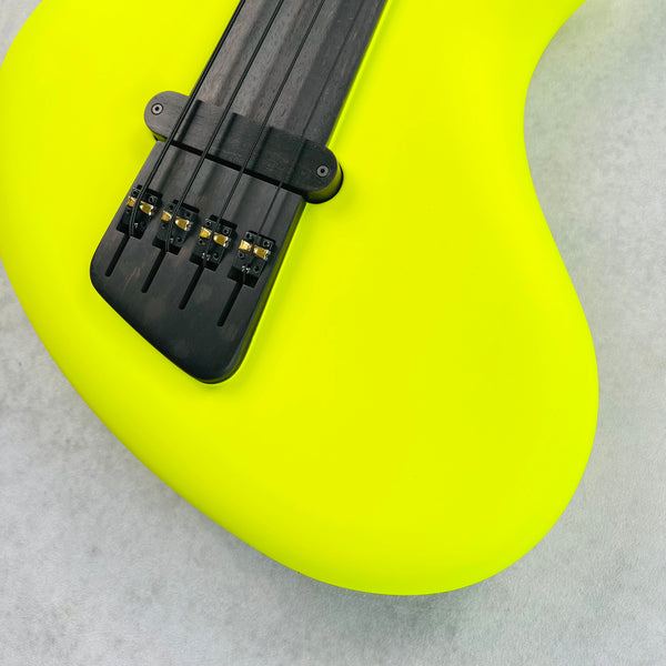 Jens Ritter R-8 Concept 4-String Bass 2020 - Screaming Yellow - 5