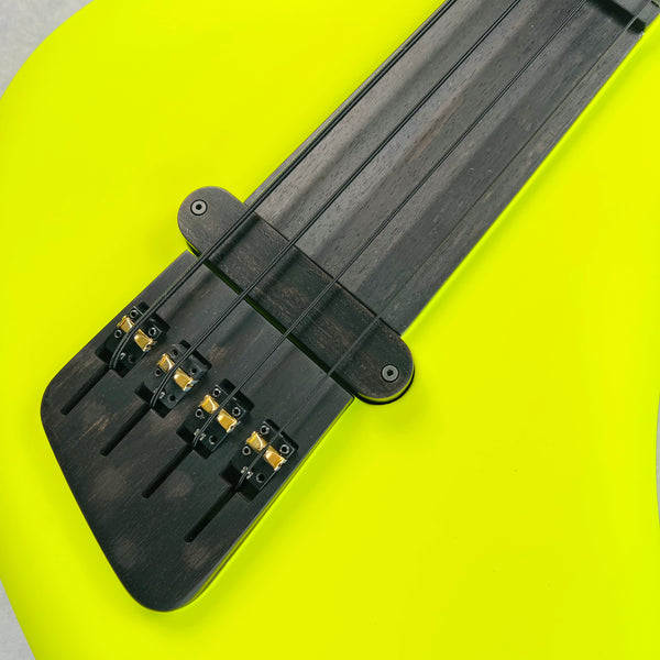 Jens Ritter R-8 Concept 4-String Bass 2020 - Screaming Yellow - 6