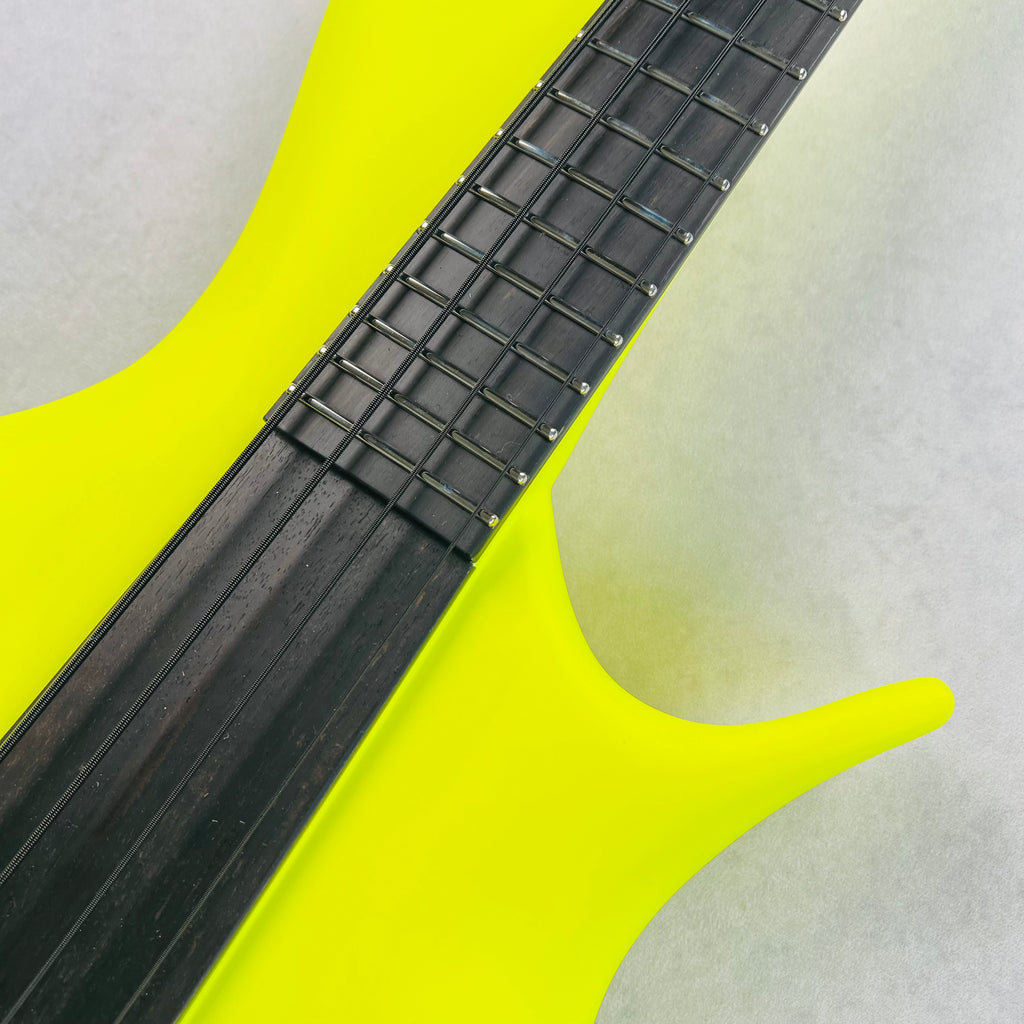 Jens Ritter R-8 Concept 4-String Bass 2020 - Screaming Yellow - 7
