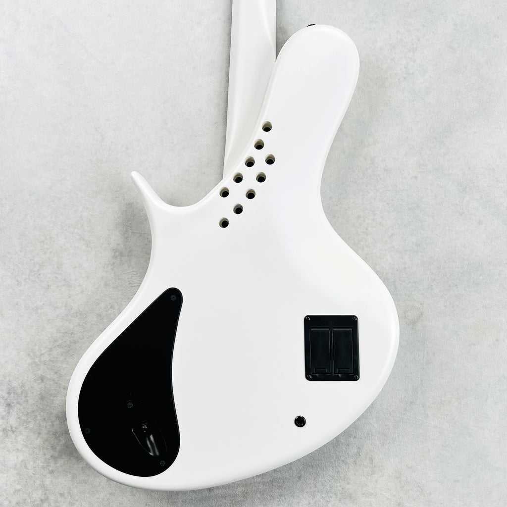 Jens Ritter R-8 Singlecut 4-String Bass 2017 - White - 10