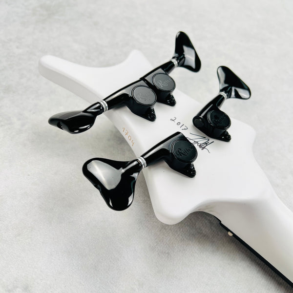 Jens Ritter R-8 Singlecut 4-String Bass 2017 - White - 16