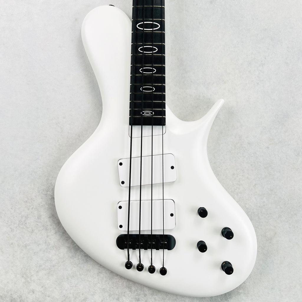Jens Ritter R-8 Singlecut 4-String Bass 2017 - White - 1