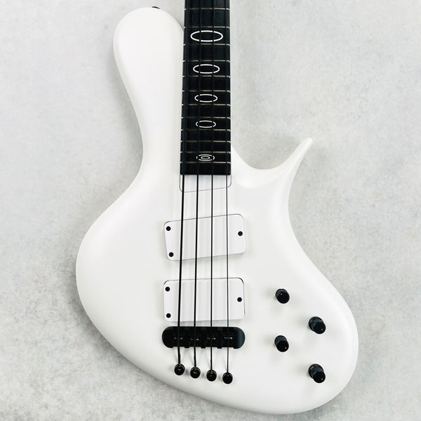 Jens Ritter R-8 Singlecut 4-String Bass 2017 - White - 1