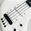 Jens Ritter R-8 Singlecut 4-String Bass 2017 - White - 7