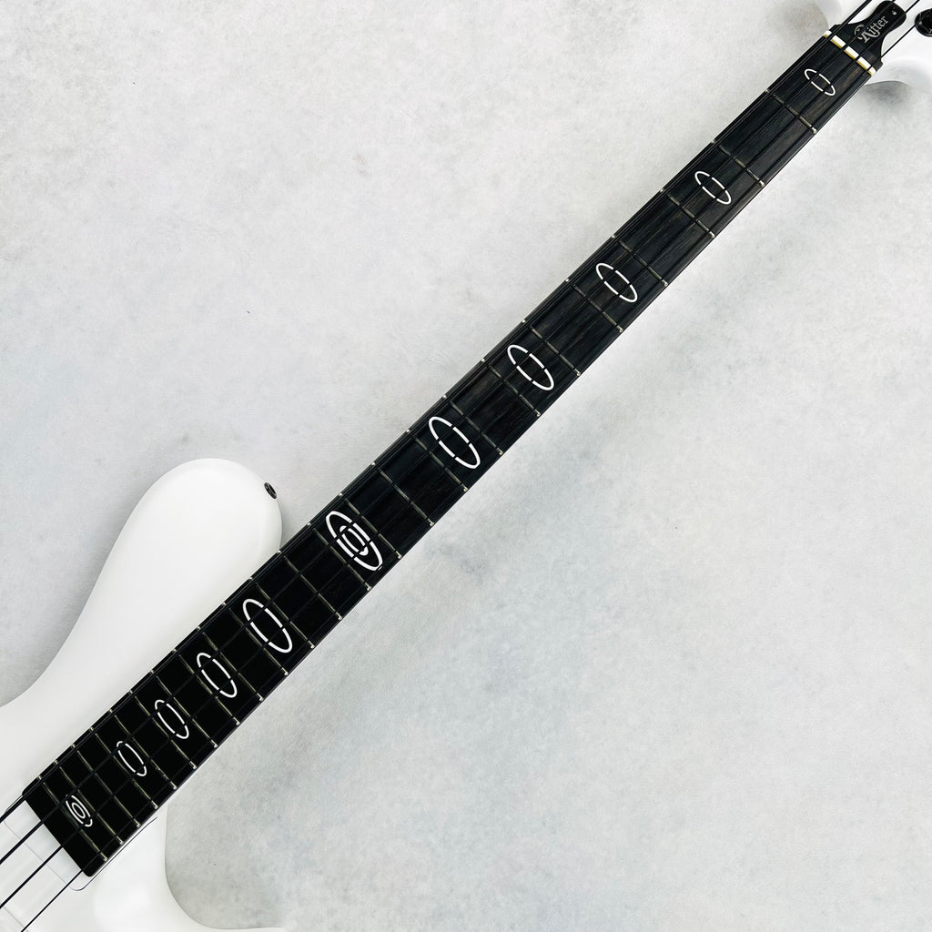 Jens Ritter R-8 Singlecut 4-String Bass 2017 - White - 8