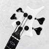 Jens Ritter R-8 Singlecut 4-String Bass 2017 - White - 9