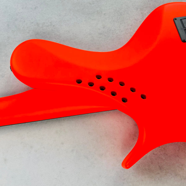 Jens Ritter R-8 Singlecut 4-String Bass 2019 - 80s Red - 13