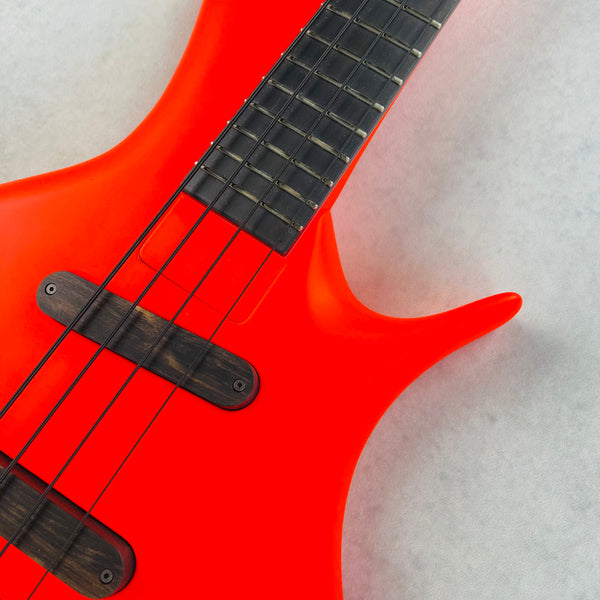 Jens Ritter R-8 Singlecut 4-String Bass 2019 - 80s Red - 6