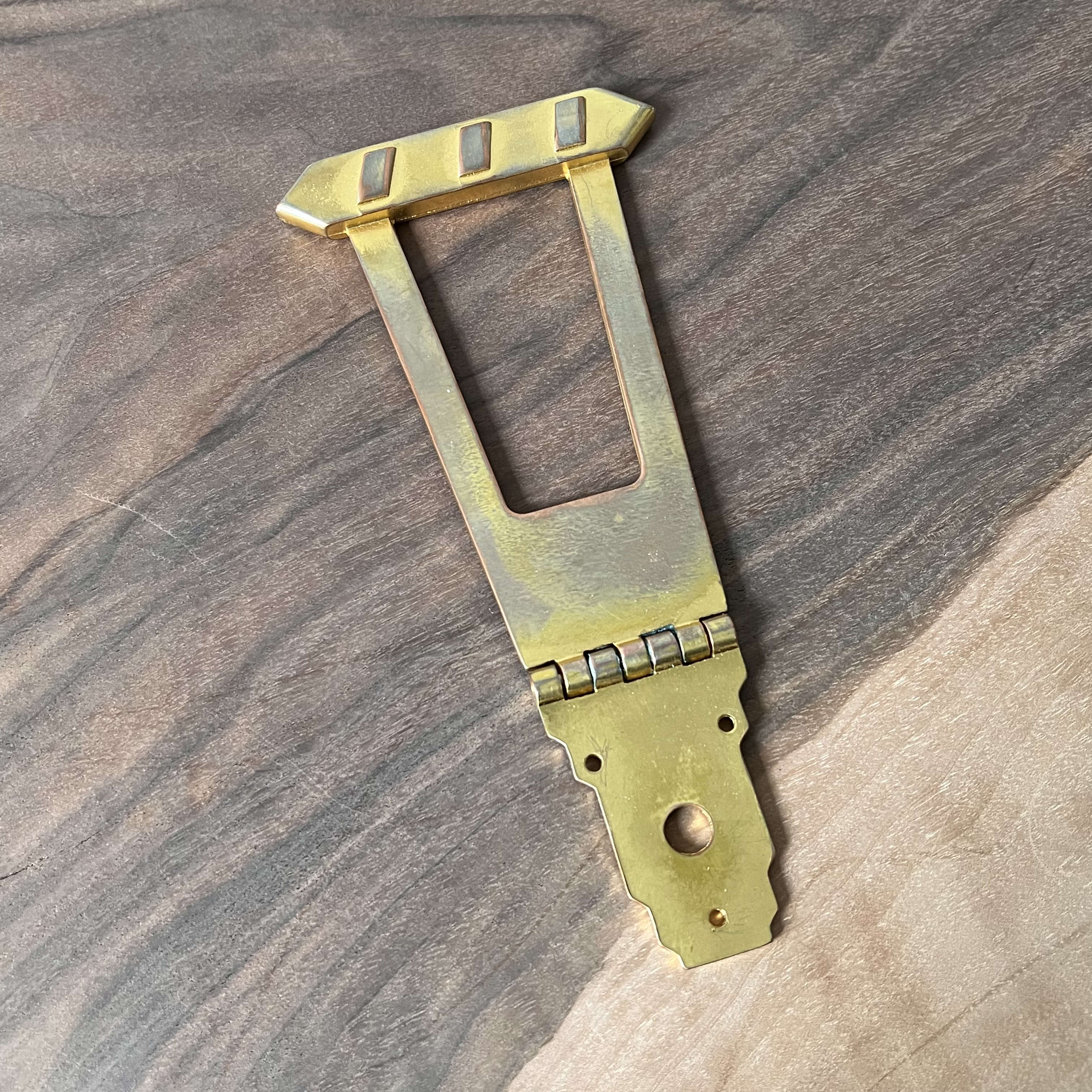 Gibson ES-5 Guitar Trapeze Tailpiece 2020 - Aged Gold | Tone Wolf